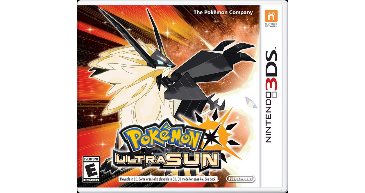 Pokemon Ultra Sun Nintendo 3DS Game