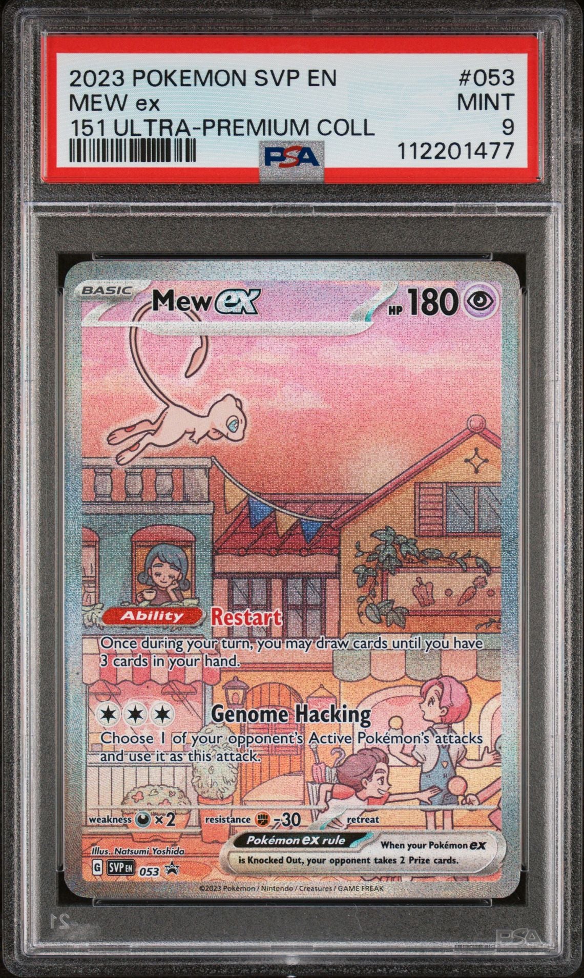 MEW ex 151 ULTRA-PREMIUM COLL 2023 POKEMON SVP EN-SV BLACK STAR PROMO PSA MINT 9