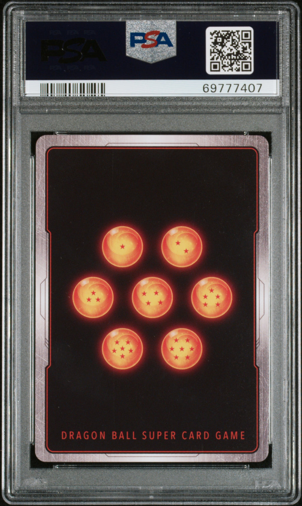 Height/Mastery Goku Special Rare Dragon Ball Super Card Game Series 4 Colossal W (Back)