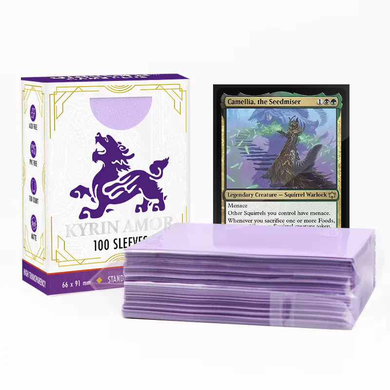 Kyrin Amor 100 Sleeves - Rough - Matte