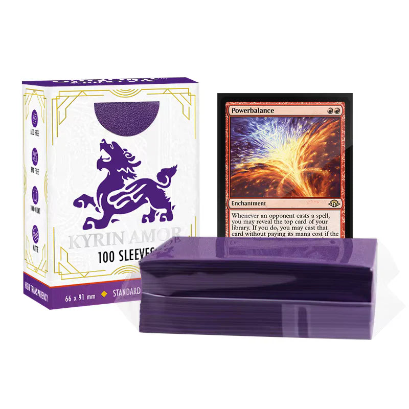 Kyrin Amor 100 Sleeves - Rough - Matte
