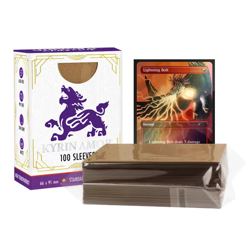 Kyrin Amor 100 Sleeves - Rough - Matte