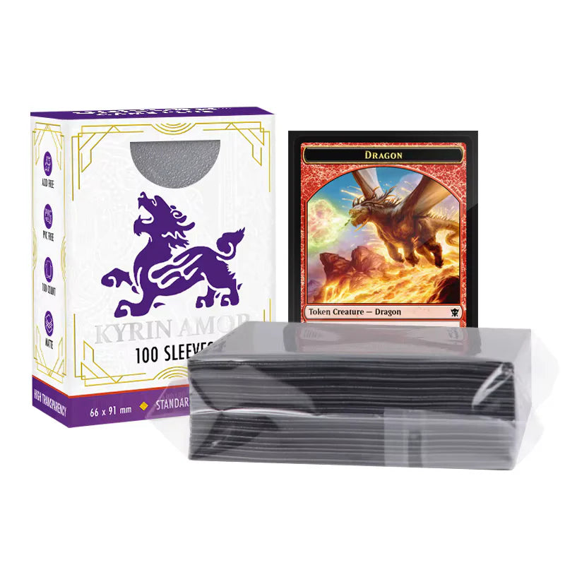 Kyrin Amor 100 Sleeves - Rough - Matte