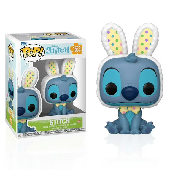 Stitch Funko Pop! Disney Lilo and Stitch Easter - Collectible Vinyl Figure #1533 with Case