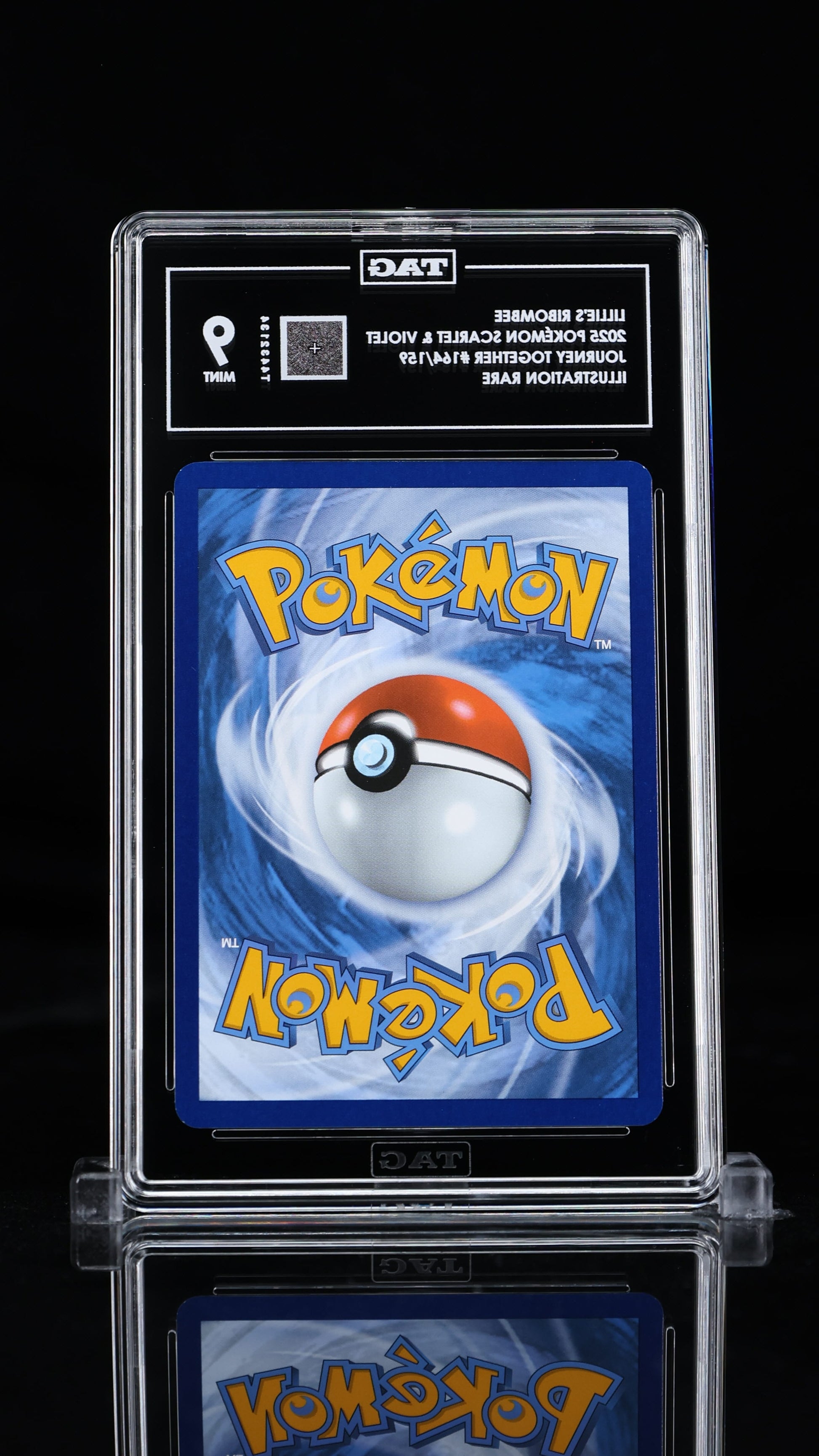 Lillie's Ribombee Illustration Rare 2025 Pokémon Scarlet & Violet TAG 9 MINT