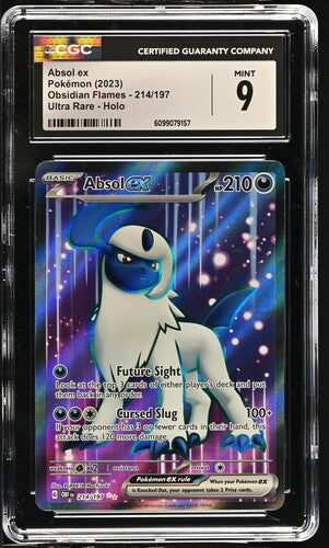 Absol ex Ultra Rare, Holo 2023 Obsidian Flames CGC 9
