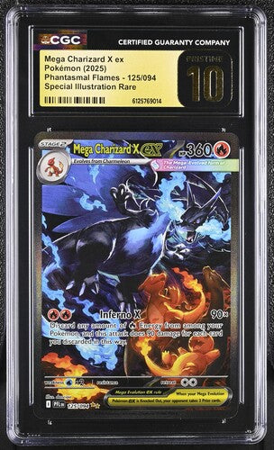 Mega Charizard X ex SIR 2025 PFL CGC Pristine 10