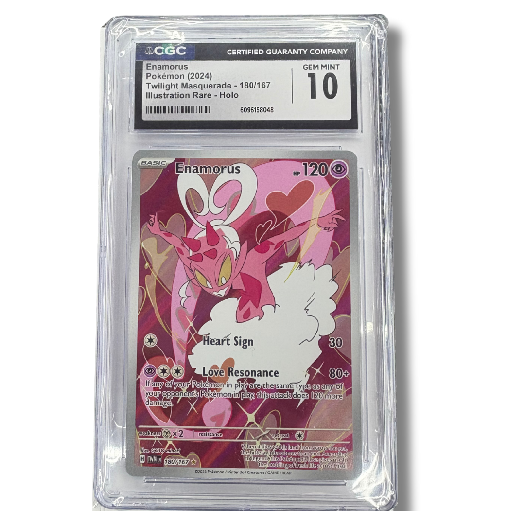 Enamorus #180 Pokemon Twilight Masquerade - CGC Gem Mint 10