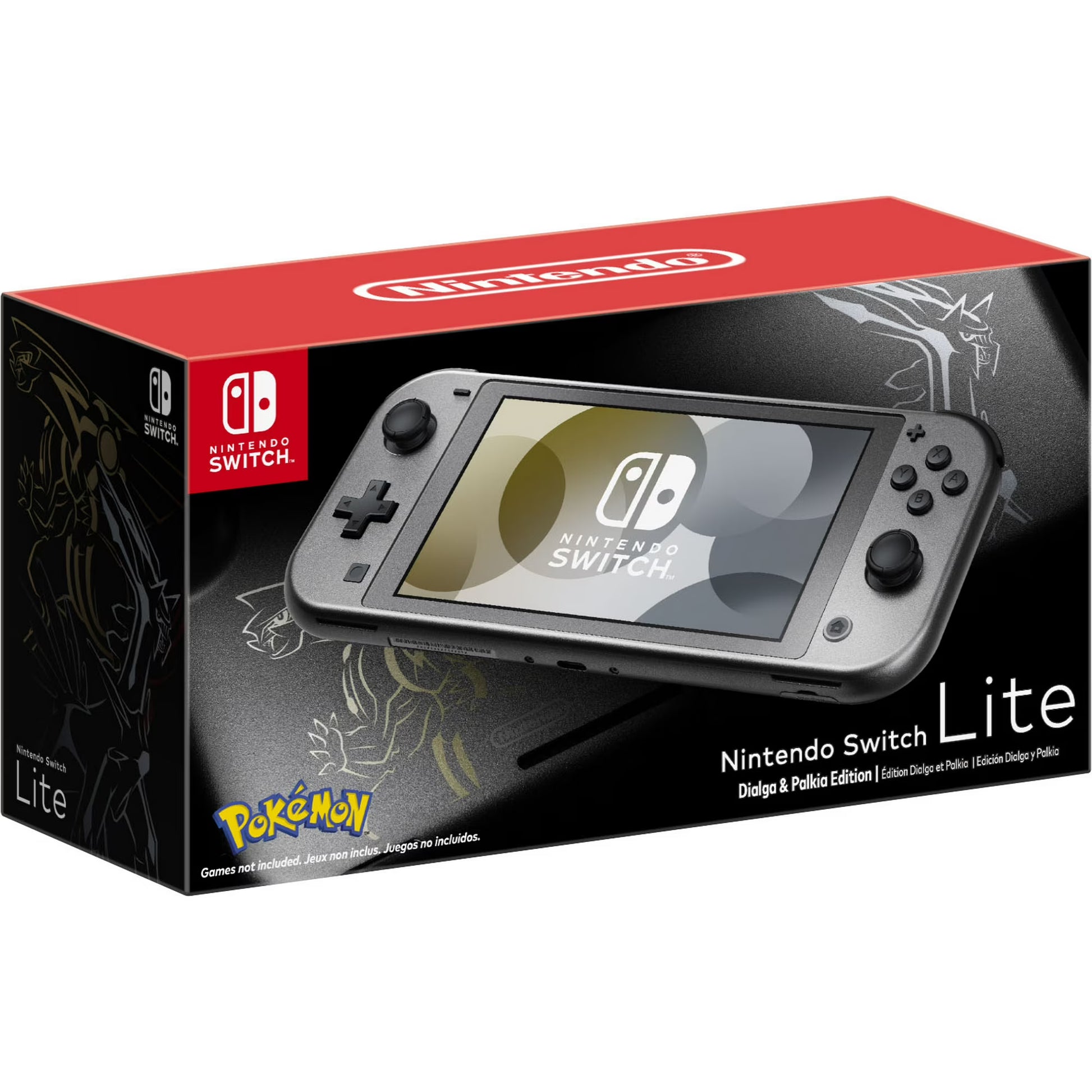 Nintendo Switch Lite Dialga and Palkia Pokemon Diamond Pearl Edition [OPEN/USED]
