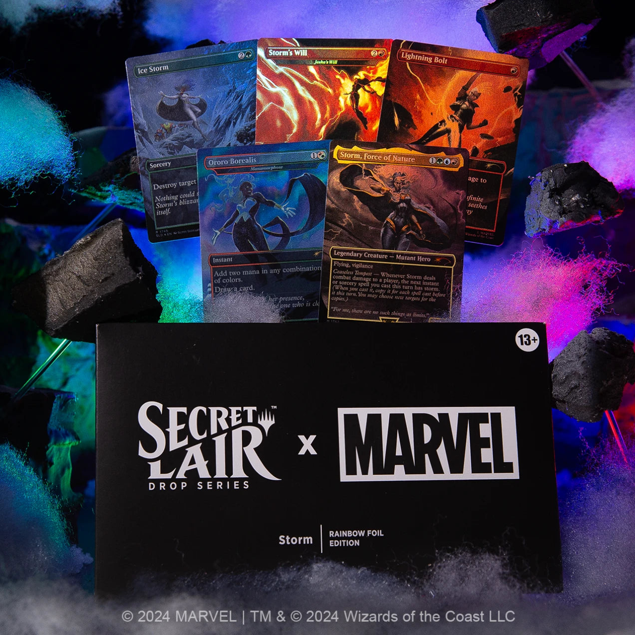 Secret Lair Drop: Secret Lair x Marvel's Storm - Rainbow Foil Edition