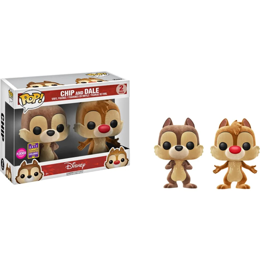 Funko POP! Animation Chip & Dale 2-Pack Vinyl Figure [Flocked]