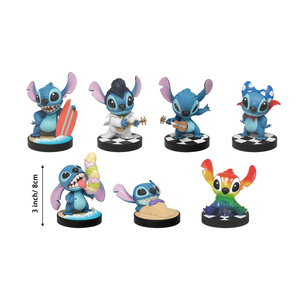 YuMe Disney Lilo & Stitch Fun Series Hero Box - Single 3" Mystery Collectible Character Figurine Hawaiian Adventure Gift for Kids 8+