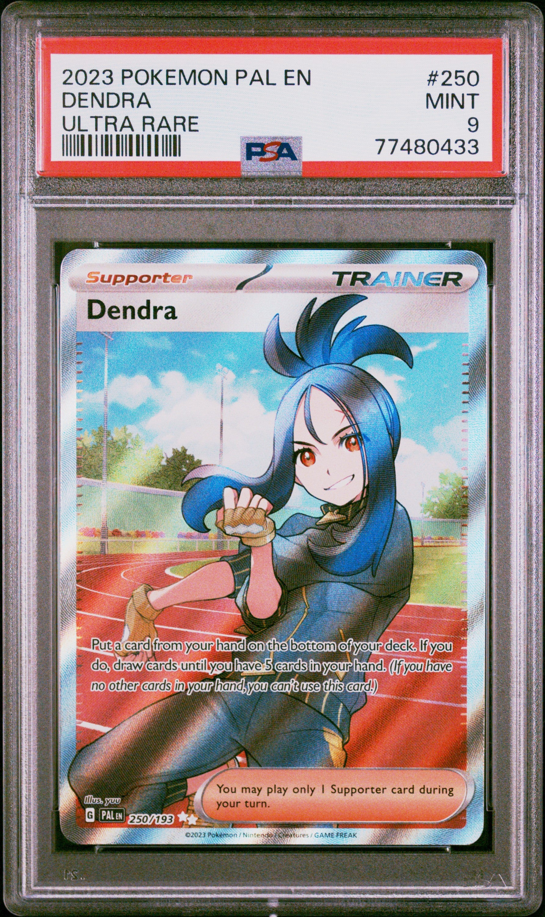 Dendra Ultra Rare Pokemon Pa.00l En-Paldea Evolved 250 NM PSA 9