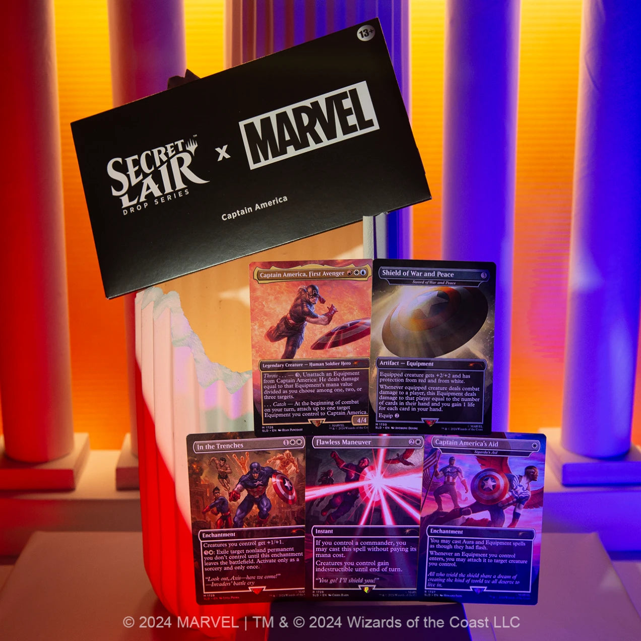 Secret Lair Drop: Secret Lair x Marvel's Captain America - Non-Foil Edition