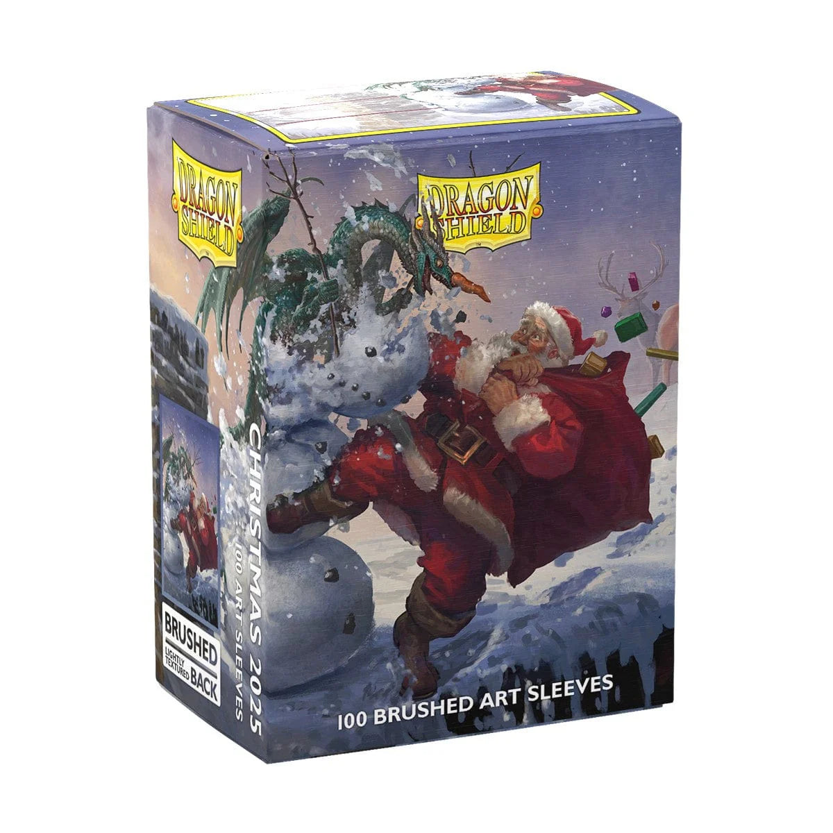 Dragon Shield: Brushed Art Sleeves - Christmas Dragon 2025