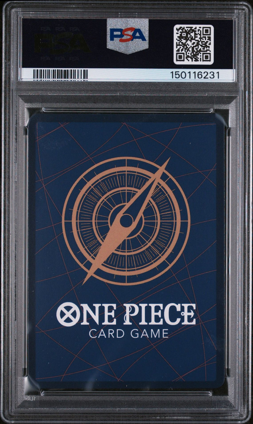 PORTGAS D. ACE SPECIAL ALTERNATE ART 2025 ONE PIECE OP13-CARRYING ON HIS WILL PSA GEM MT 10
