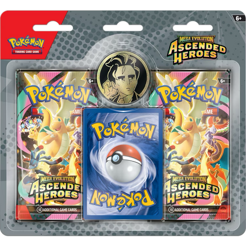 (Presale) - Pokemon Mega Evolutions 2.5 Ascended Heroes 2-Pack Blister