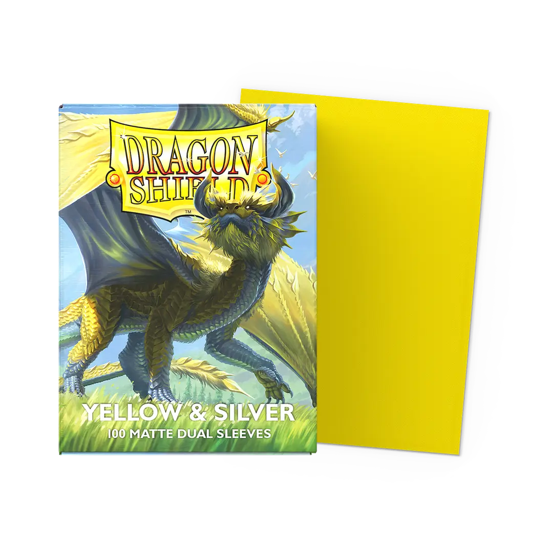 Yellow & Silver - Matte Dual Sleeves