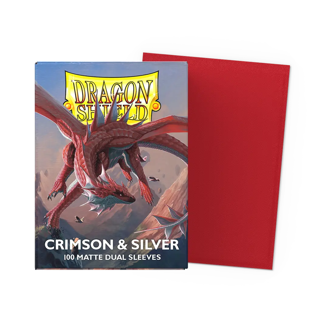 Crimson & Silver - Matte Dual Sleeves