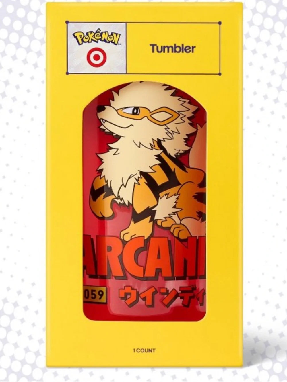 Arcanine Tumbler 20oz - Pokémon