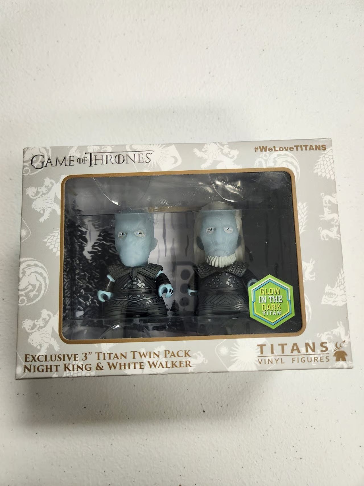 Game of Thrones exclusive 3" titan twin pack of the night king & white walker