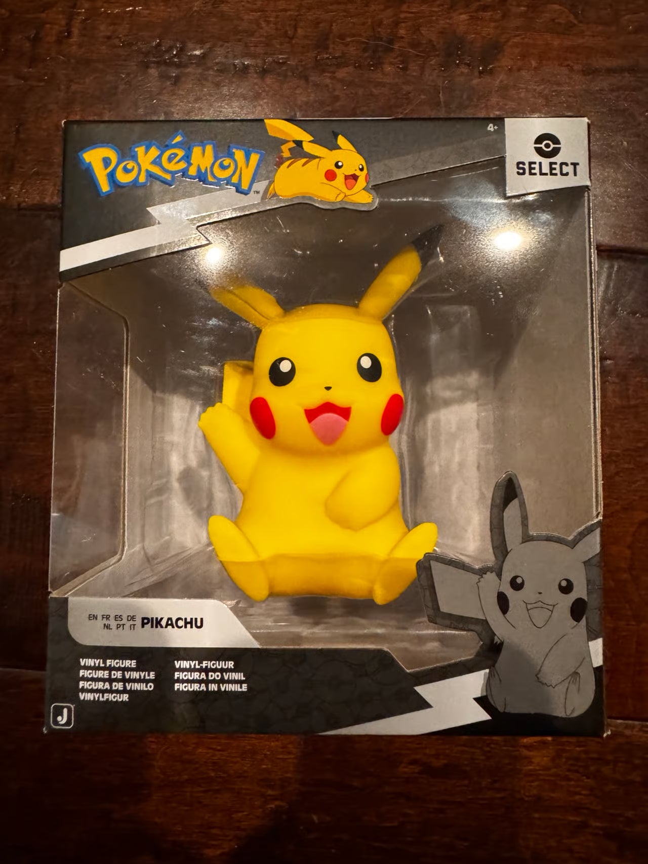NEW 2025 Pokemon Select Jazwares Vinyl Pikachu Action Figure 4" Series 4