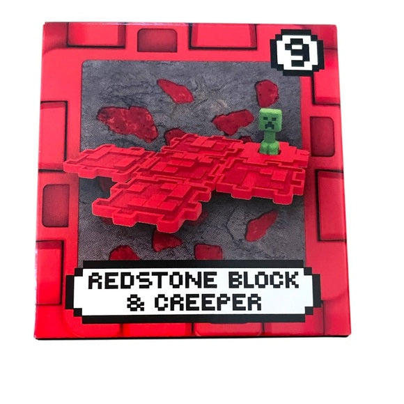 2025 McDonald's Minecraft Movie Happy Meal Toy Item #9 Redstone Block & Creeper