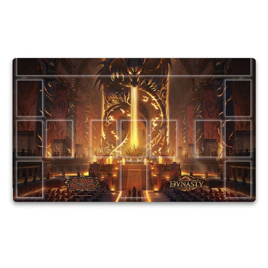 Flesh & Blood Dynasty Imperial Throne of Volcor Playmat [OPEN]