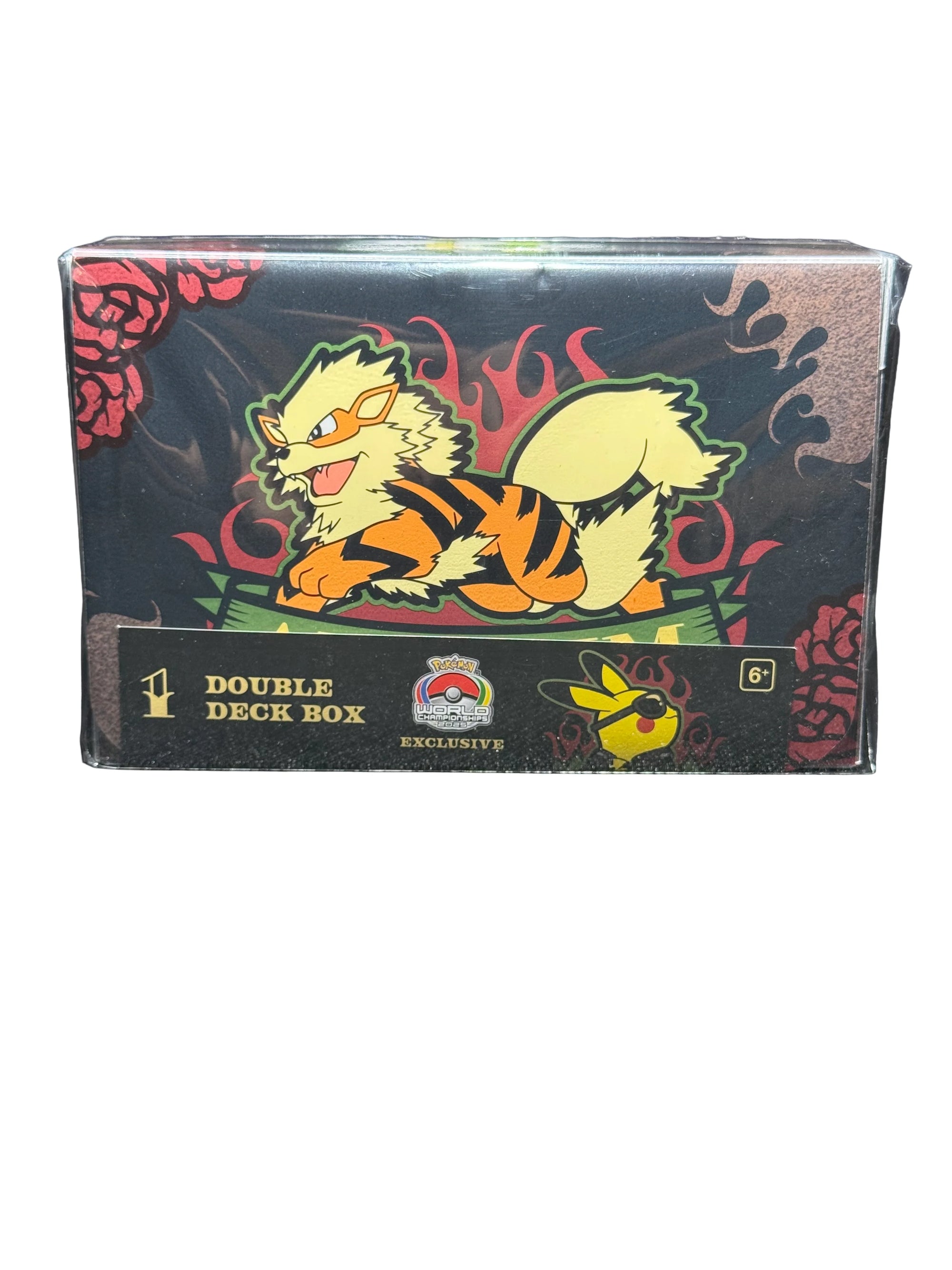 2025 Pokemon World Championships Anaheim Arcanine Double Deck Box (OPENED)