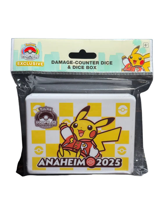 Pokemon World Championships 2025 Anaheim Dice Damage Counter Box New Sealed