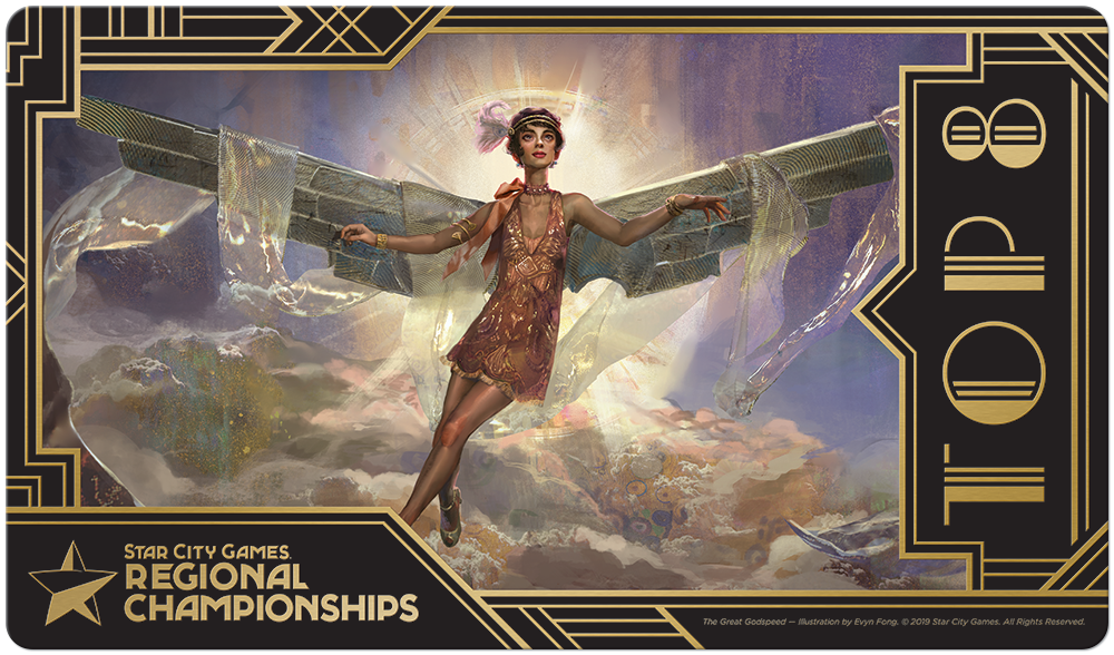 Star City Games Regional Championship Top 8 - The Great Godspeed Playmat (Used)