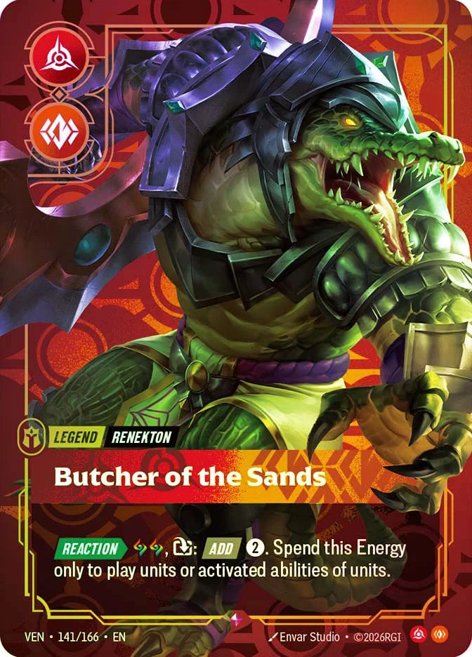 Riftbound Prerelease Deck - Renekton - Butcher of The Sands