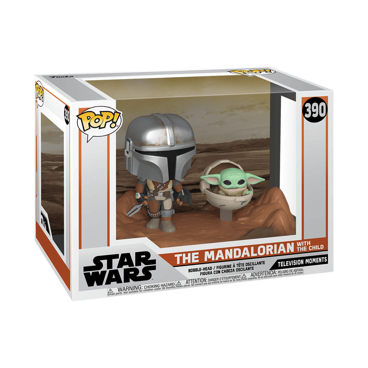 Funko Pop! Star Wars - The Mandalorian With The Child #390