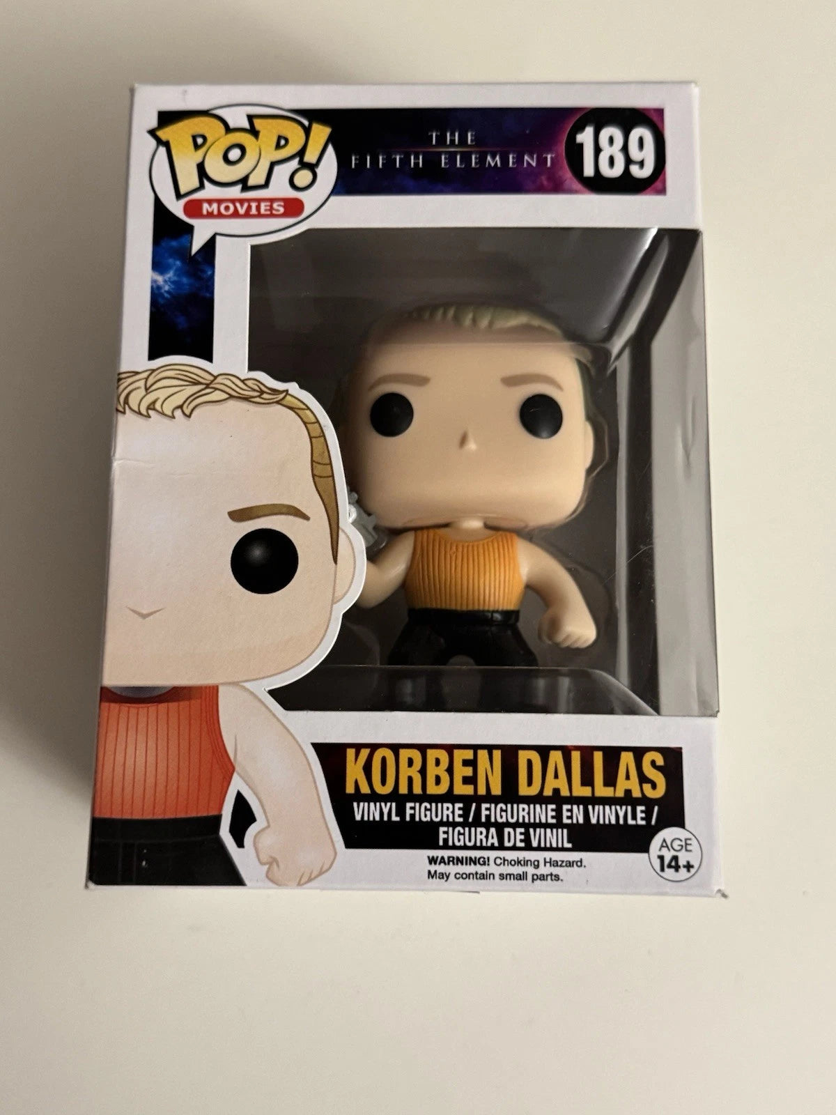 Funko Pop! Movies: The Fifth Element: Korben Dallas with Gun #189