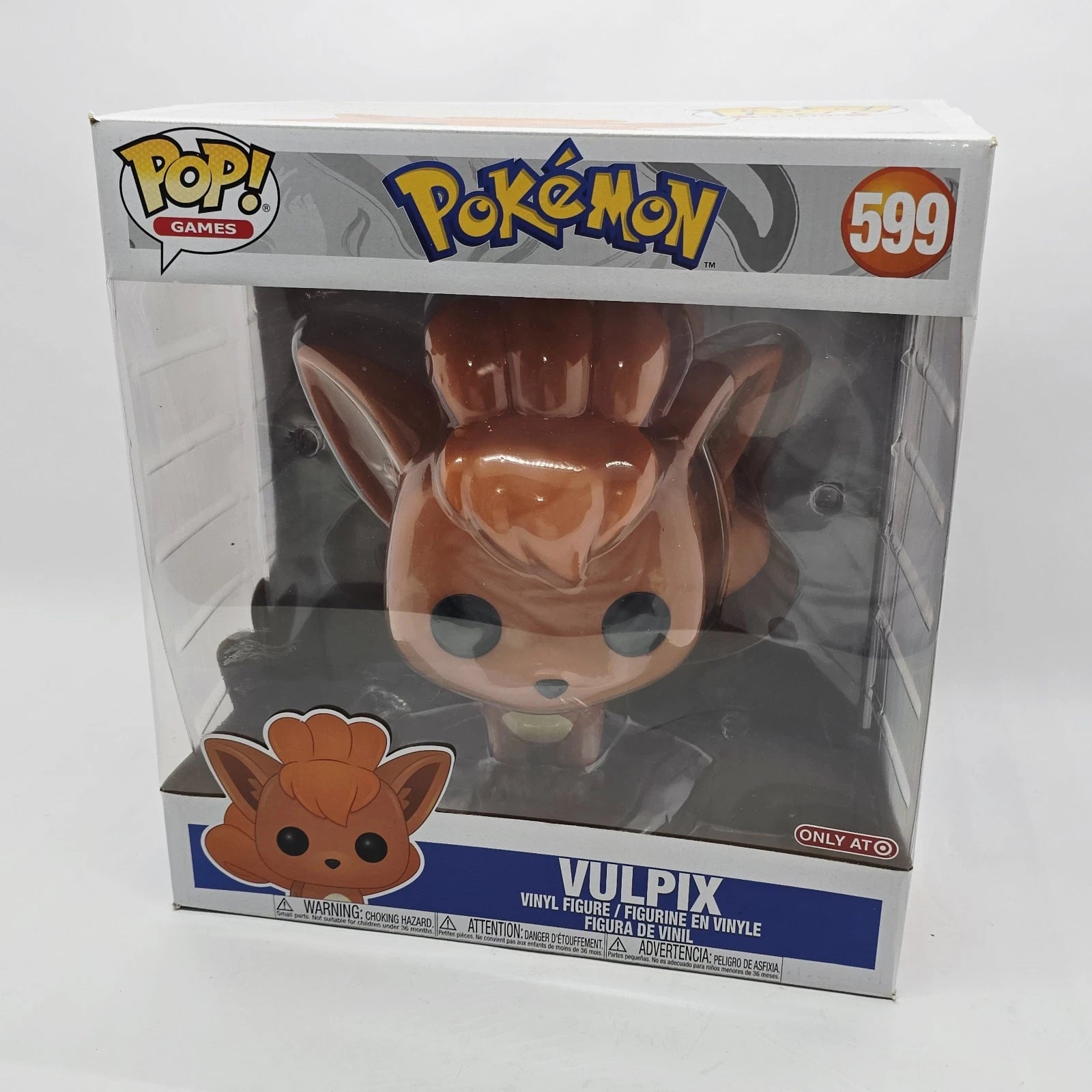 Funko Pop! Vinyl Jumbo 10" Pokemon Vulpix 10 Inch Target Exclusive 599