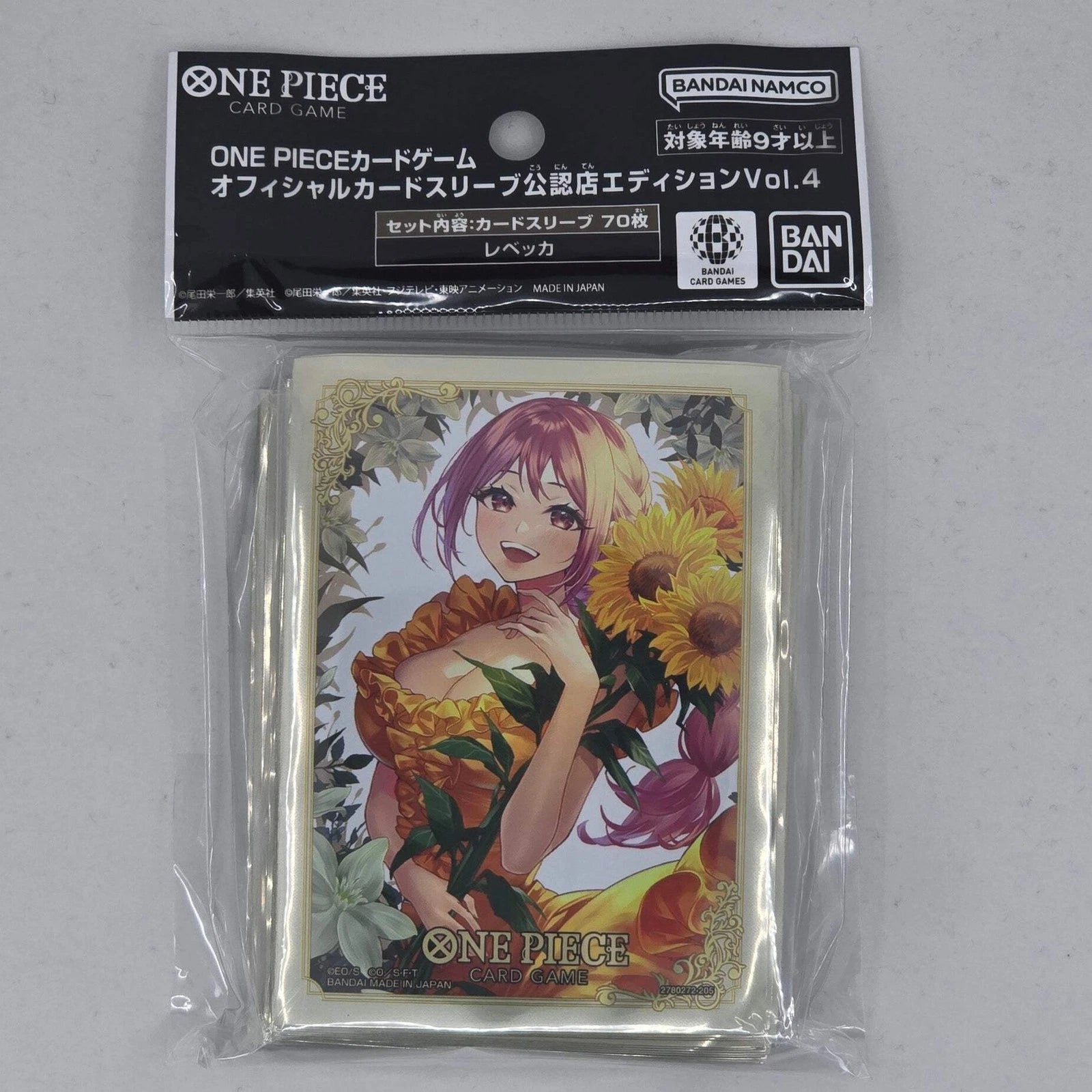 Rebecca One Piece TCG: Official Sleeves Limited Edition Vol 4