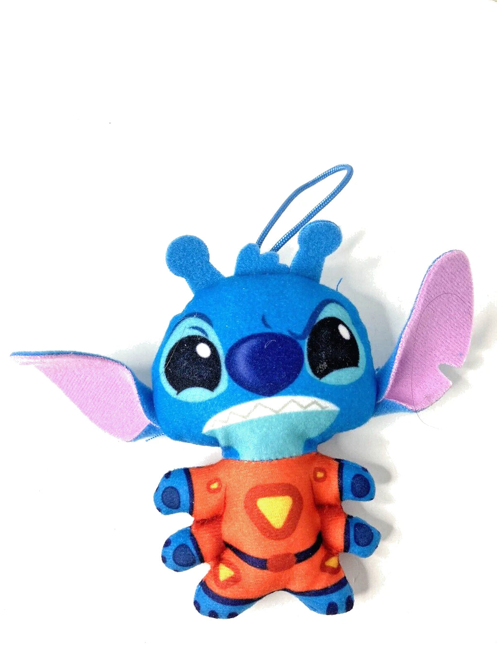 2022 Disney McDonalds Happy Meal Stitch Toy Plush Keychains - New/Sealed!