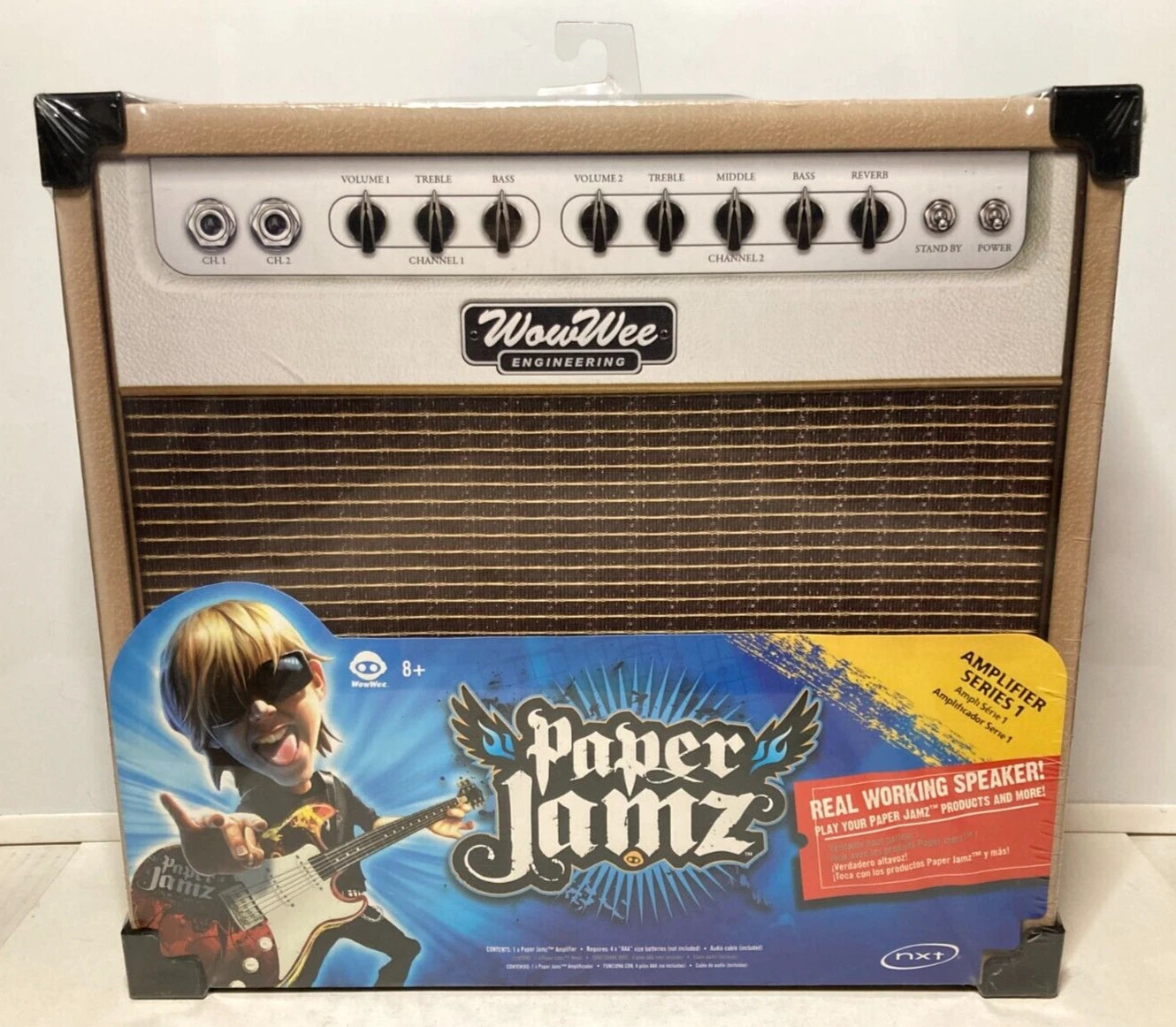 WowWee Paper Jamz Amplifiers / Speakers Amp Series #1 New Factory Sealed Rare