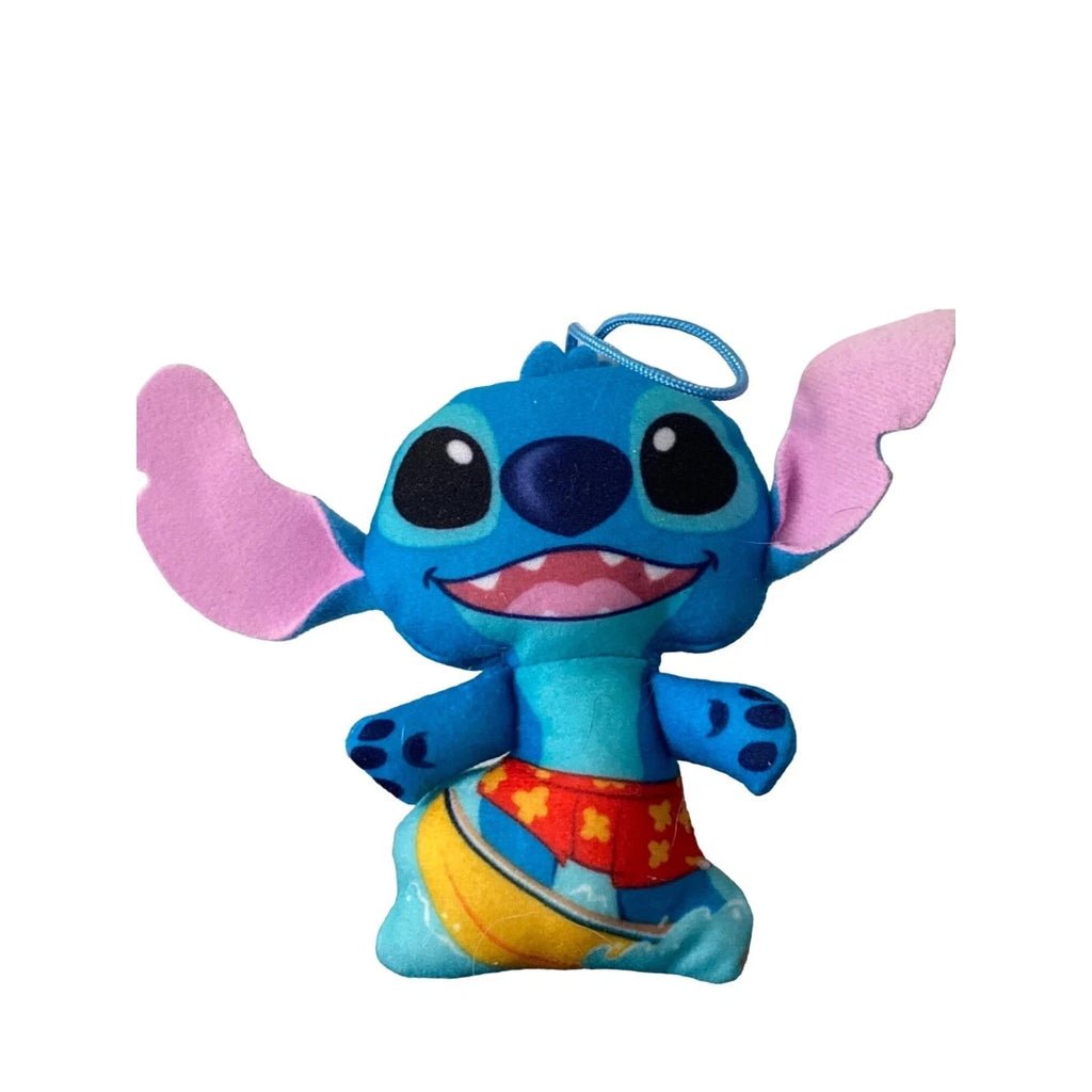2022 Disney McDonalds Happy Meal Stitch Toy Plush Keychains - New/Sealed!