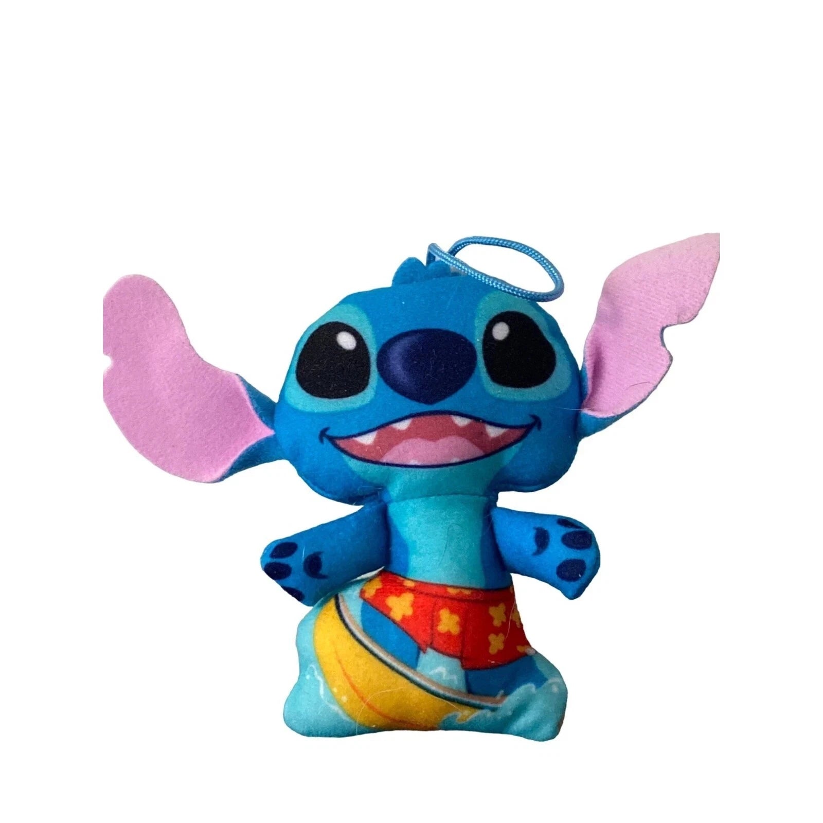 2022 Disney McDonalds Happy Meal Stitch Toy Plush Keychains - New/Sealed!