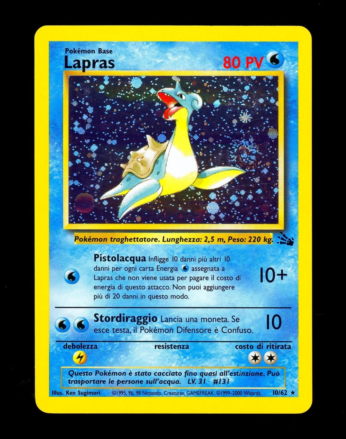 Pokémon Lapras (10/62) Italian