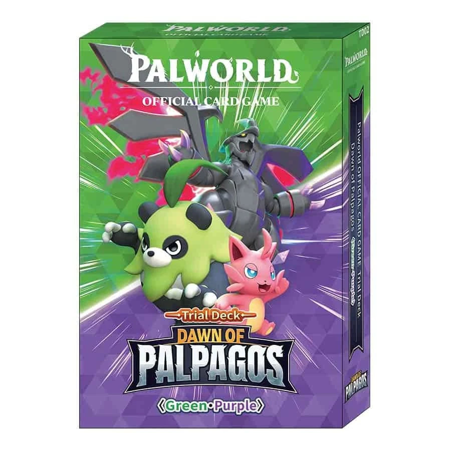 Palworld Dawn of Palpagos Green • Purple Trial Deck