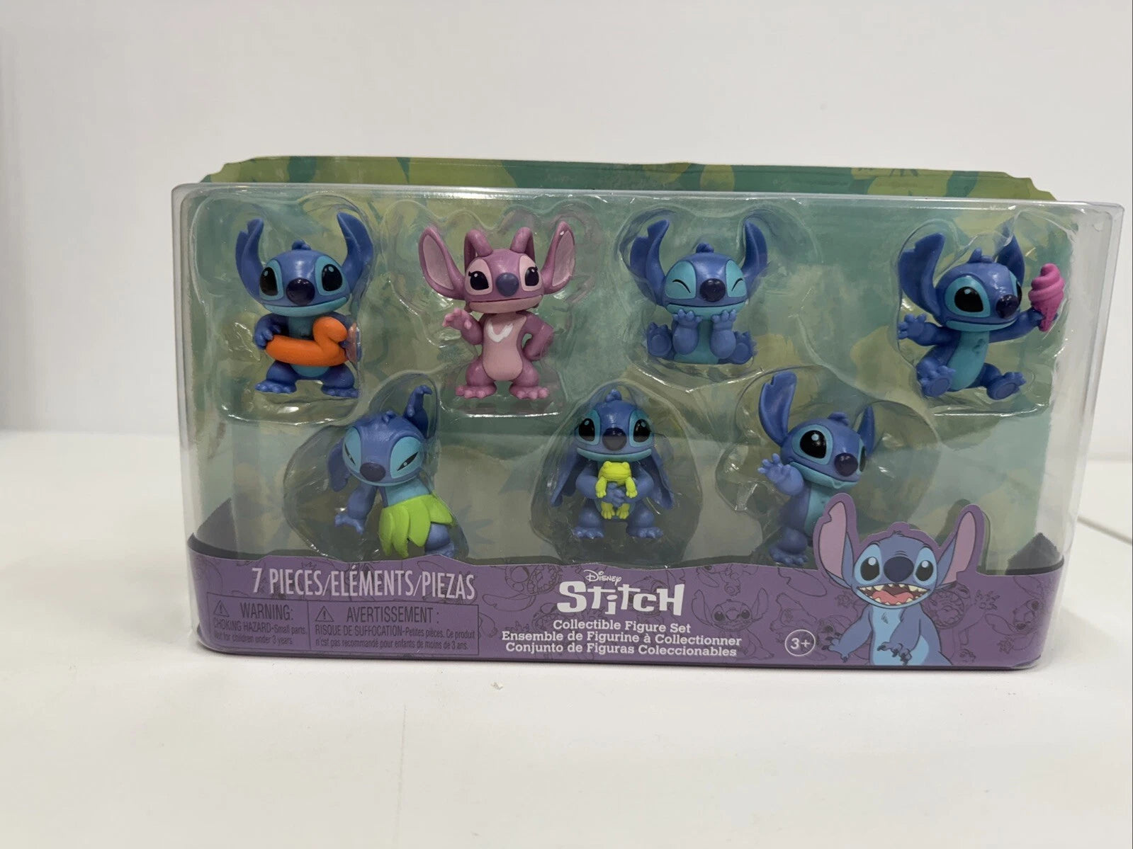 NEW 2024 Disney Stitch Collectible Figure Set 7 Pieces SEALED