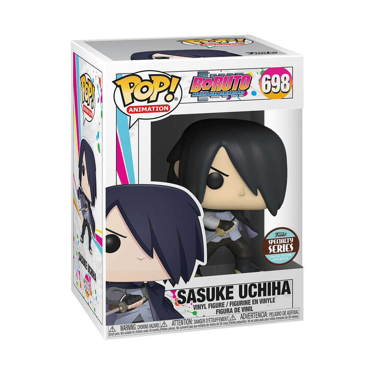 Funko Pop! Boruto Next Gen. - Sasuke Uchiha #698 (Damaged Box)