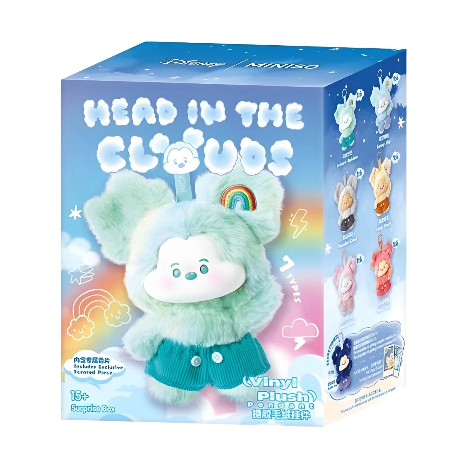 MINISO Head In The Clouds Series Vinyl Plush Blind Box Pendant Art Toys Gift