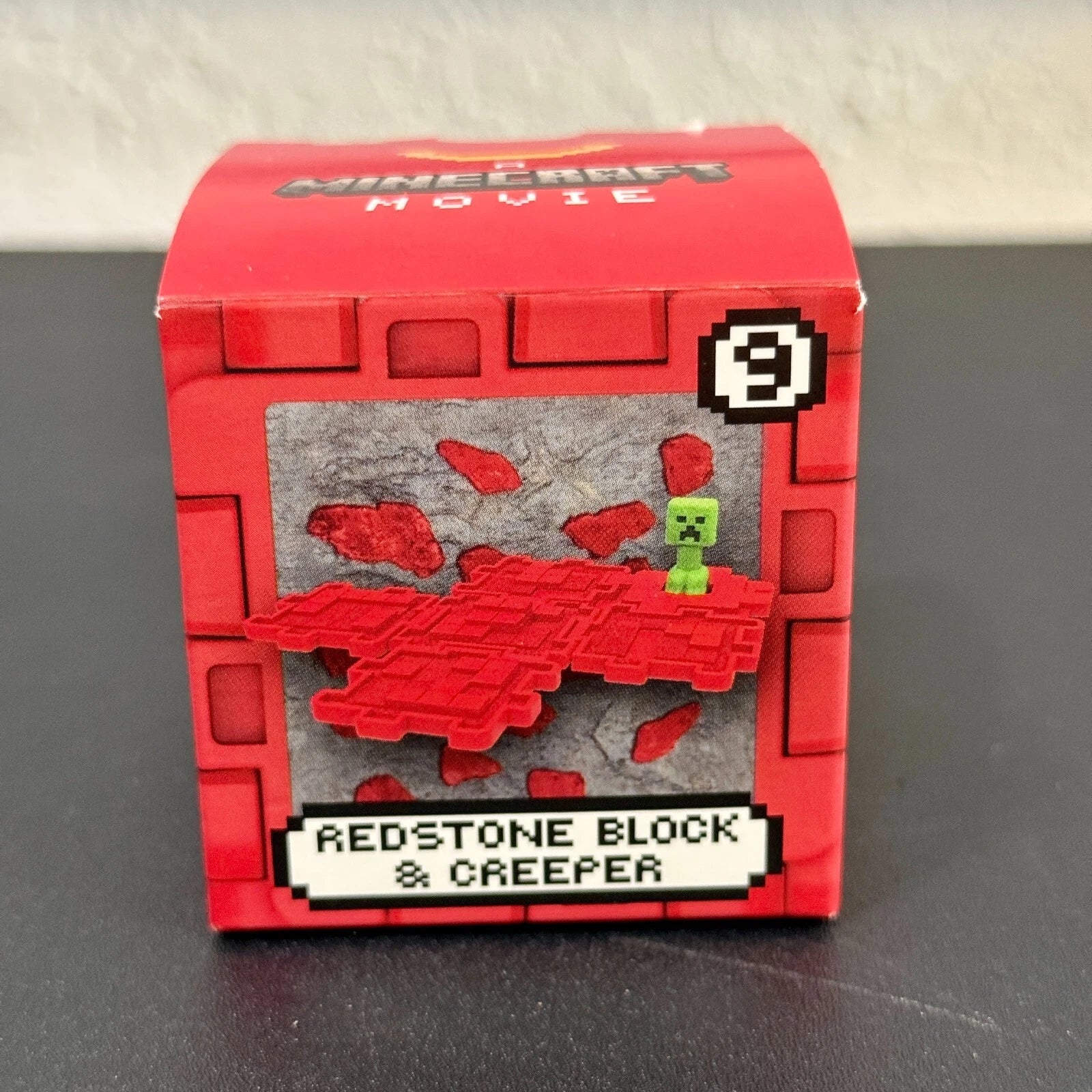 Redstone Block and Creeper 2025 McDonald’s Happy Meal Minecraft Movie Toy