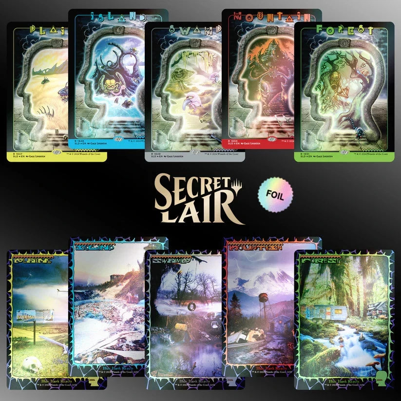 Secret Lair Drop: Secret Lair x Brain Dead: Lands - Rainbow Foil Edition