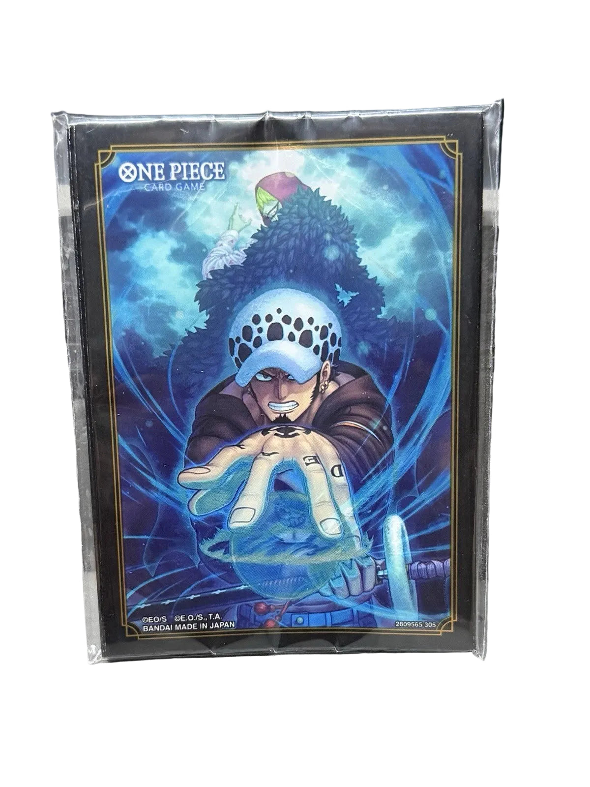 One Piece Card Game Official Sleeves: Devil Fruits Collection Vol. 3 - Trafalgar Law & Donquixote Rosinante  (10-Pack)
