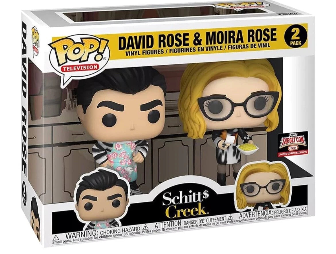 Funko Pop! David Rose & Moira Rose 2 Pack Target Exclusive Vinyl Figure