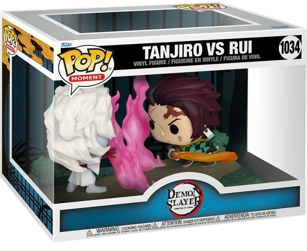 Funko Pop! Moment: Demon Slayer- Tanjiro vs. Rui Vinyl Figure